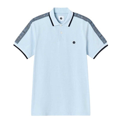 Front - Pretty Green Mens Paisley Regular Polo Shirt