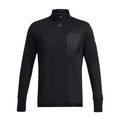 Front - Under Armour Mens Trail Run Quarter Zip Top