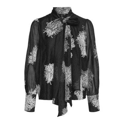 Front - Vero Moda Womens/Ladies Dula Floral Regular Puff Sleeve Blouse