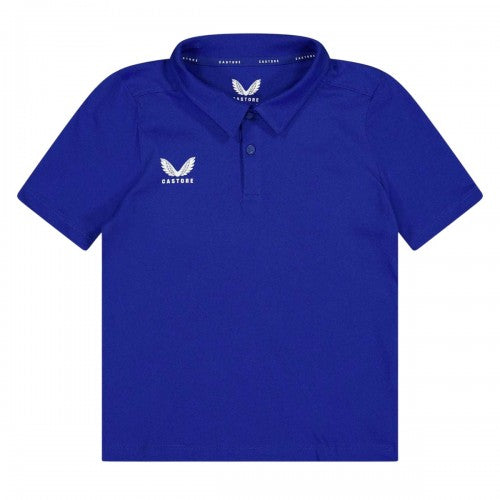Front - Castore Childrens/Kids Logo Short-Sleeved Polo Shirt