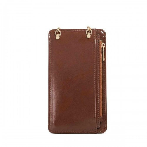 Front - Dune London Faux Leather Rectangle Phone Pouch