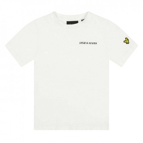 Front - Lyle & Scott Childrens/Kids Script Regular Short-Sleeved T-Shirt