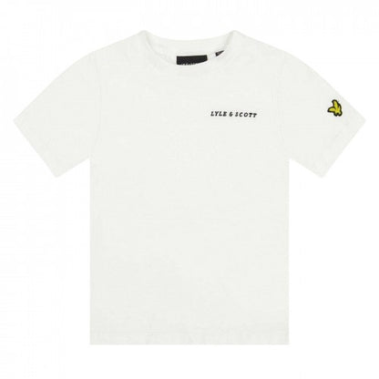 Front - Lyle & Scott Childrens/Kids Script Regular Short-Sleeved T-Shirt