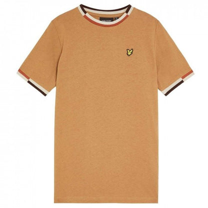 Front - Lyle & Scott Childrens/Kids Textured Regular T-Shirt