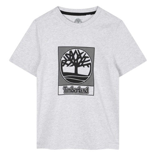 Front - Timberland Boys Logo Regular T-Shirt