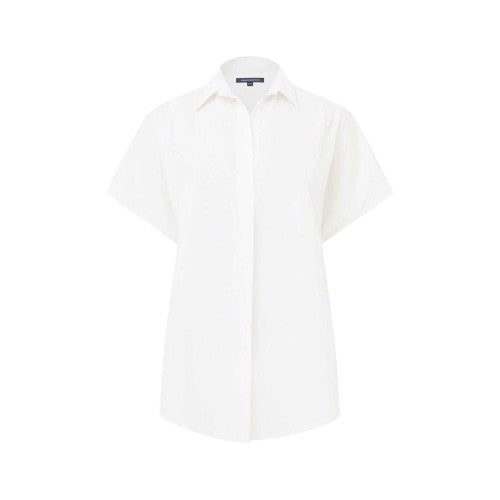 Front - French Connection Womens/Ladies Embroidered Cotton Regular Blouse
