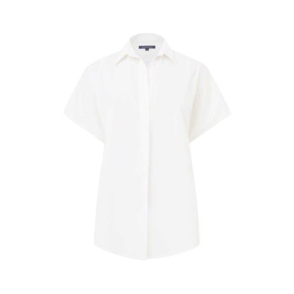Front - French Connection Womens/Ladies Embroidered Cotton Regular Blouse