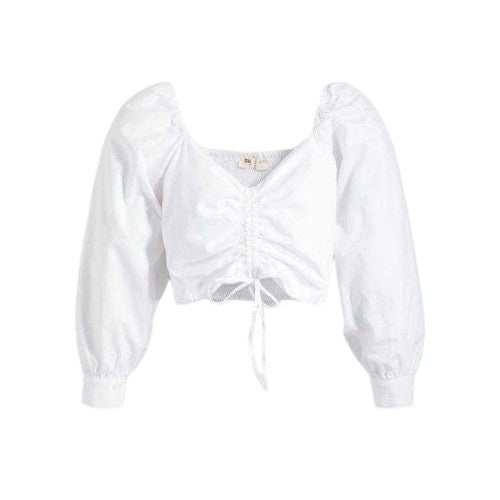 Front - Levis Womens/Ladies Devin Ruched Blouse