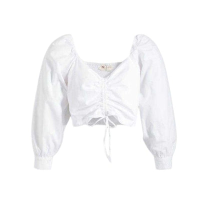Front - Levis Womens/Ladies Devin Ruched Blouse