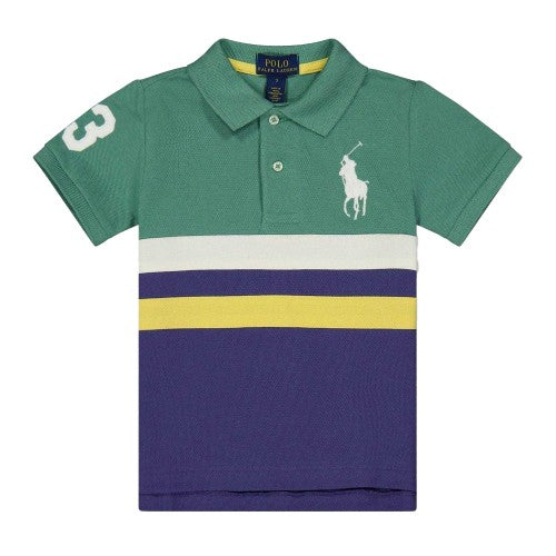 Front - Ralph Lauren Boys Cotton Rugby Polo Shirt