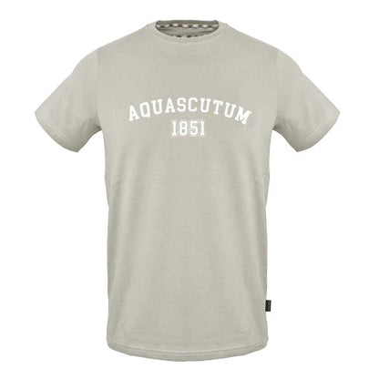 Front - Aquascutum Unisex Adult Lettering Regular T-Shirt