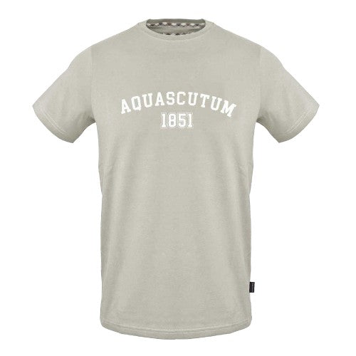 Front - Aquascutum Unisex Adult Lettering Regular T-Shirt