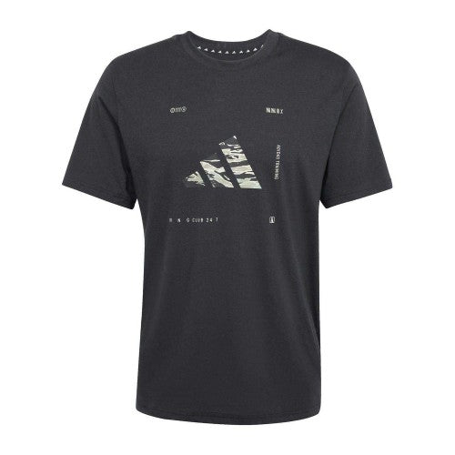 Front - Adidas Mens Camo Logo T-Shirt
