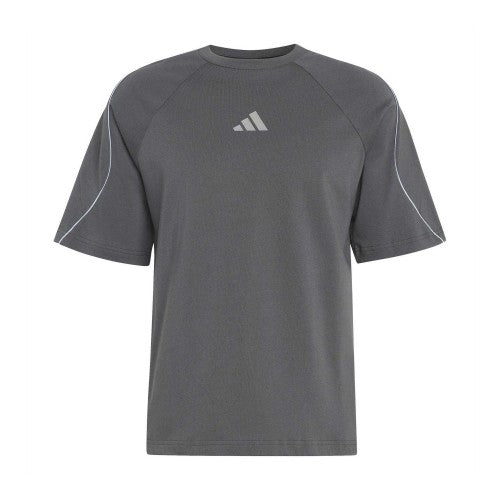 Front - Adidas Mens Contrast Piping Regular T-Shirt