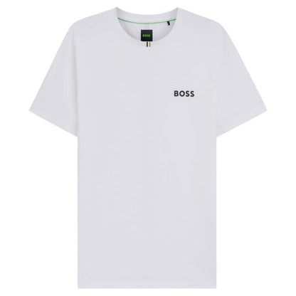 Front - Boss Mens Toc Stripe Pique Slim T-Shirt