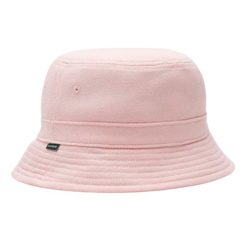 Front - Lacoste Pique Bucket Hat