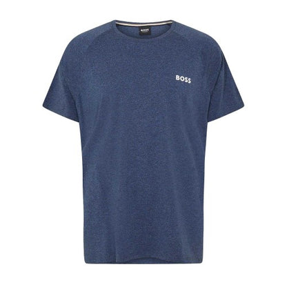 Front - Boss Mens Rise Logo Branded Tape Raglan T-Shirt