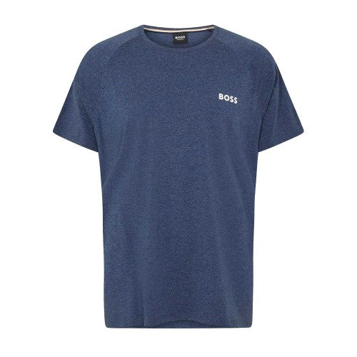 Front - Boss Mens Rise Logo Branded Tape Raglan T-Shirt