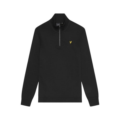 Front - Lyle & Scott Mens Cotton Quarter Zip Jumper
