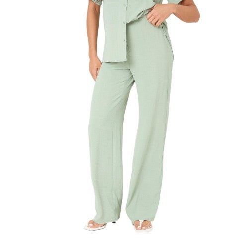 Front - I Saw It First Womens/Ladies Crepe Wide Leg Trousers