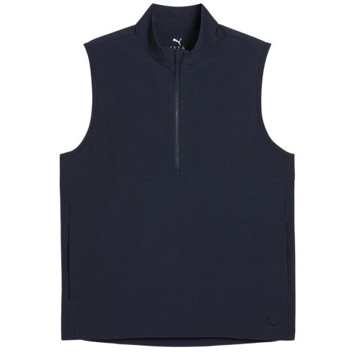 Front - Puma Mens Ripguard Performance Sleeveless Polo Shirt