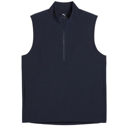 Front - Puma Mens Ripguard Performance Sleeveless Polo Shirt