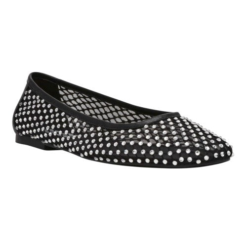 Front - Steve Madden Womens/Ladies Auden Embellished Ballet Flats