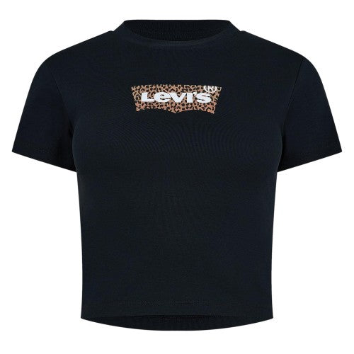 Front - Levis Womens/Ladies Criss-Cross Boxy T-Shirt