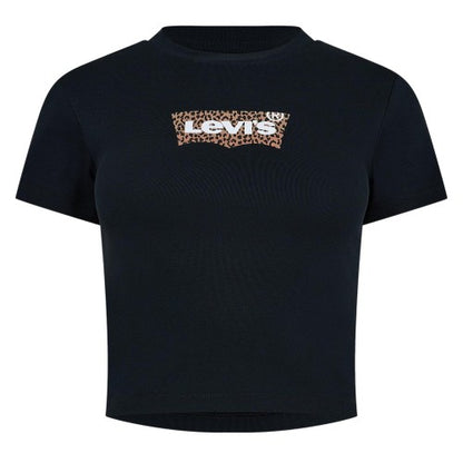 Front - Levis Womens/Ladies Criss-Cross Boxy T-Shirt