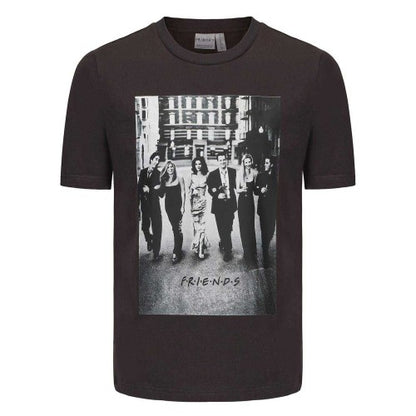 Front - Friends Womens/Ladies Group Photo Oversized T-Shirt