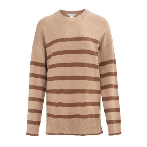 Front - Miso Womens/Ladies Stripe Jumper