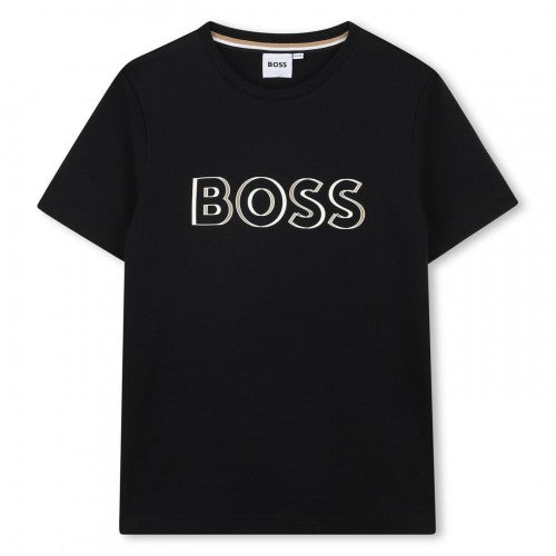 Front - Boss Childrens/Kids Logo Printed Regular T-Shirt
