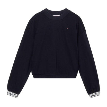 Front - Tommy Hilfiger Childrens/Kids Tape Crew Neck Jumper