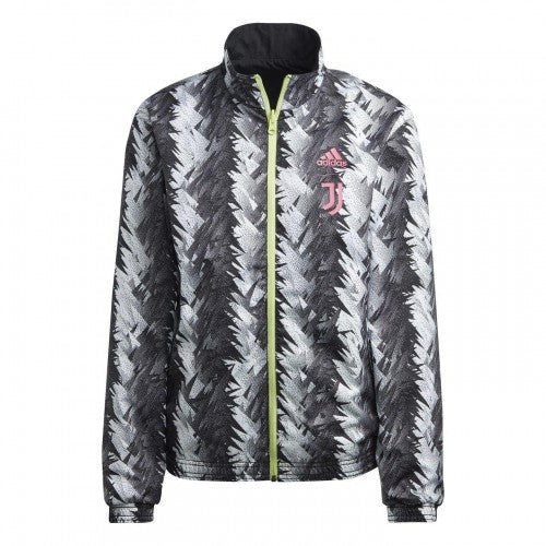 Front - Adidas Womens/Ladies Juventus FC Anthem Jacket