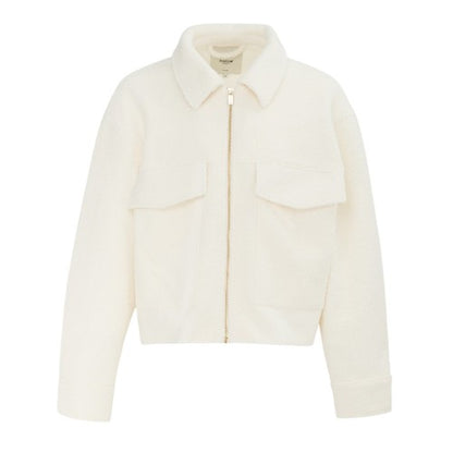 Front - Firetrap Womens/Ladies Teddy Fleece Cropped Jacket