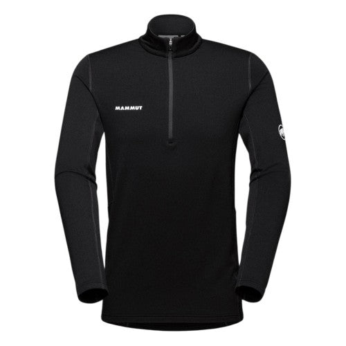 Front - Mammut Mens Aener Quarter Zip Slim Fleece