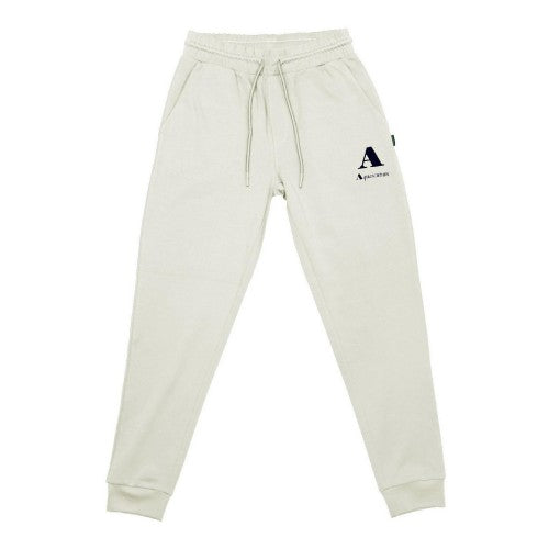 Front - Aquascutum Mens Logo Tapered Leg Slim Joggers