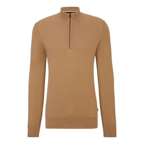Front - Boss Mens Ebrando-P Knitted Pullover