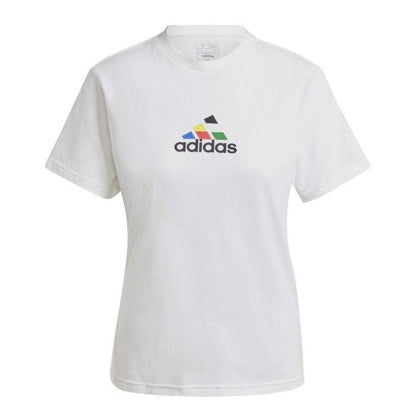 Front - Adidas Womens/Ladies Tiro Country Regular T-Shirt