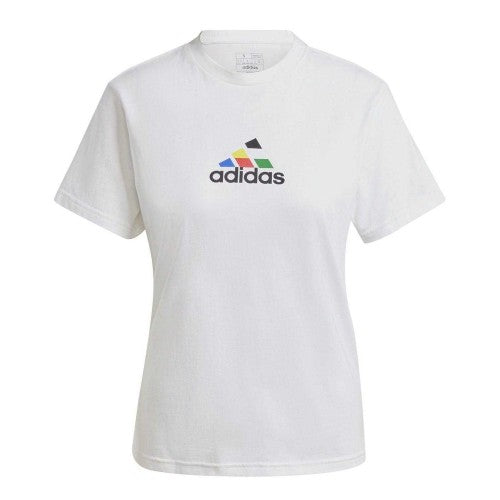 Front - Adidas Womens/Ladies Tiro Country Regular T-Shirt