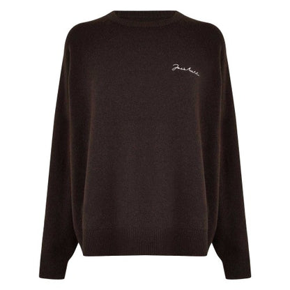 Front - Jack Wills Womens/Ladies Embroidered Logo Crew Neck Jumper