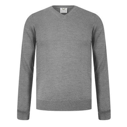 Front - Lyle & Scott Mens Merrick Knitted V Neck Pullover