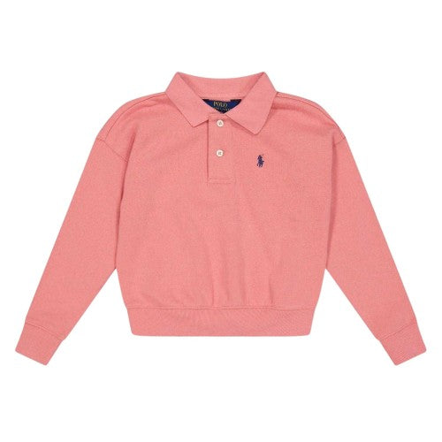 Front - Ralph Lauren Childrens/Kids Regular Long-Sleeved Polo Sweatshirt
