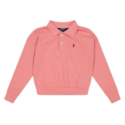 Front - Ralph Lauren Childrens/Kids Regular Long-Sleeved Polo Sweatshirt