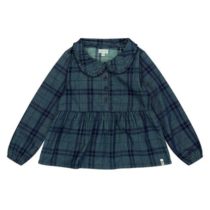 Front - Lilly & Sid Childrens/Kids Checked Regular Blouse
