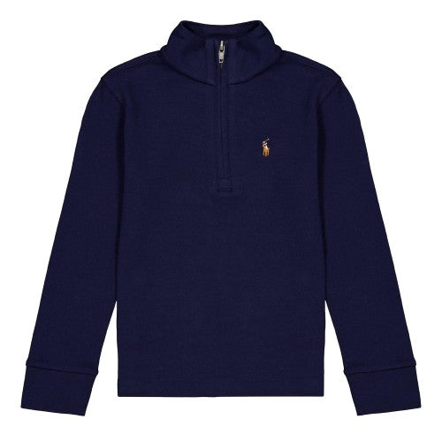 Front - Ralph Lauren Childrens/Kids Funnel Neck Regular Sweater Top