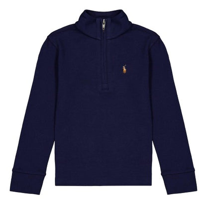 Front - Ralph Lauren Childrens/Kids Funnel Neck Regular Sweater Top