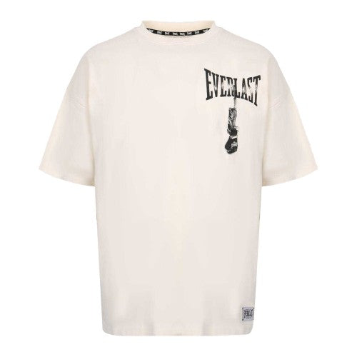 Front - Everlast Mens Boxing Gloves Cotton Relaxed Fit T-Shirt
