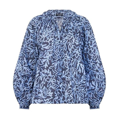 Front - French Connection Womens/Ladies Floral Relaxed Fit Blouse