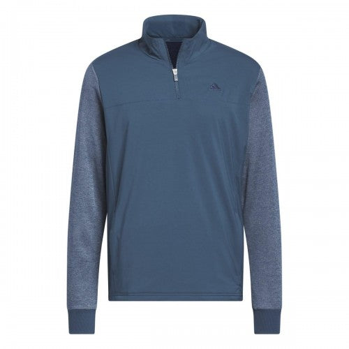 Front - Adidas Mens Go-To Quarter Zip Jacket